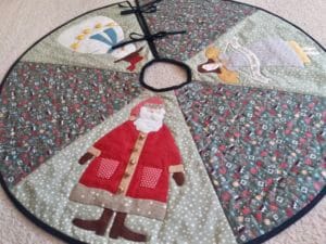 Very Merry Tree Skirt designed by The Birdhouse
