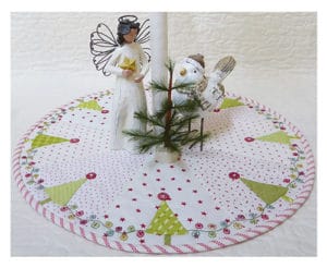 Marg Low Designs Share the Magic and Joy Christmas Tree Skirt