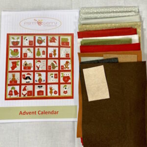 Advent Calendar pattern, felt and fabric pack designed by Fig n Berry.
