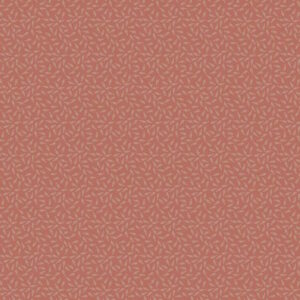 Anni Downs Appleby Farm Leaves Terracotta cotton fabric