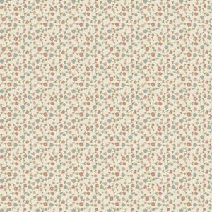 Anni Downs Appleby Farm Scattered Flowers Cream from Devonstone Fabric