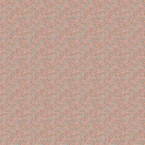 Anni Downs Appleby Farm Scattered Flowers Pink Cotton Fabric