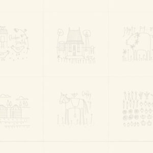 Anni Downs Appleby Farm Stitchery Fabric cream