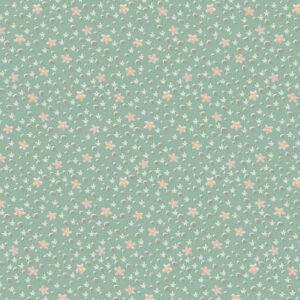 Anni Downs Slow and Steady Daisy Scatter Turquoise