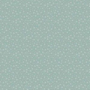 Anni Downs Slow and Steady Star Flowers Turquoise