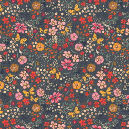 Art Gallery Fabrics From The Flower Fields Floral Abundance Shade by Maureen Cracknell