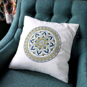 Avlea Folk Embroidery Myra Medallion Cushion Embroidery Kit by Krista west