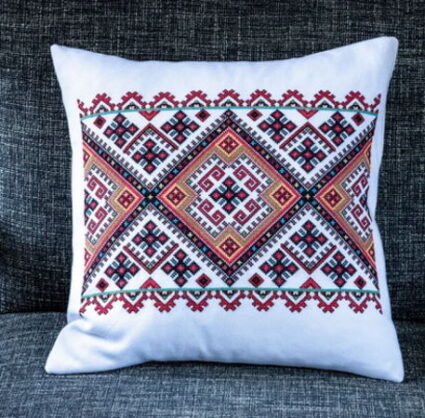 Avlea Folk Embroidery Ukrainian Diamonds Cross Stitch Kit by Krista West