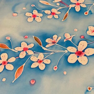 Batik Silk Painting Workshop with Lisa Deighan at Poppy Patch.