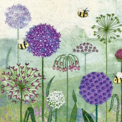 Beaks and Bobbins Allium Hand Embroidery Kit