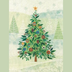 Beaks and Bobbins Christmas Tree Embroidery Kit Designed by Amy Butcher