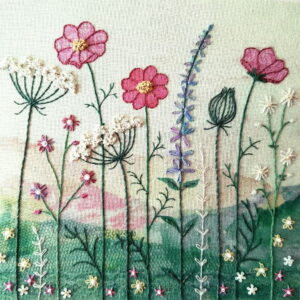 Beaks and Bobbins Summer Hedgerow Embroidery Kit by Amy Butcher