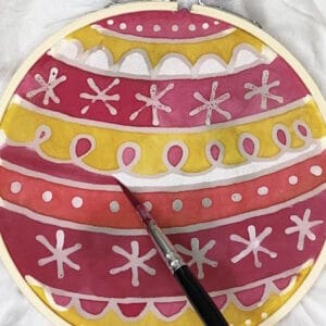 Christmas Baubles Class with Lisa Deighan