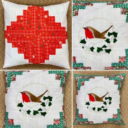 Christmas Cushion Workshop with Jane Glover at Poppy Patch