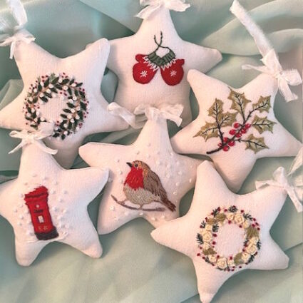 Christmas Stars day class with Susan Oliver