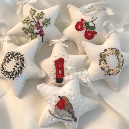 Christmas Stars day class with Susan Oliver aka Soukiesoo