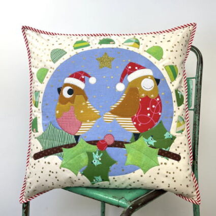 Claire Turpin Jolly Robin Applique Cushion Pattern