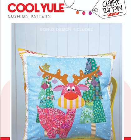 Claire Turpin Cool Yule Christmas Applique Cushion Pattern