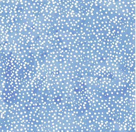 Clothworks Christmas Snowville Snowstorm Blue