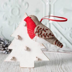 Corinne Lapierre Embroidered Robin Felt Kit