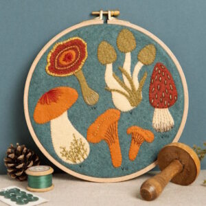Corinne Lapierre Fungi Felt Hoop Kit
