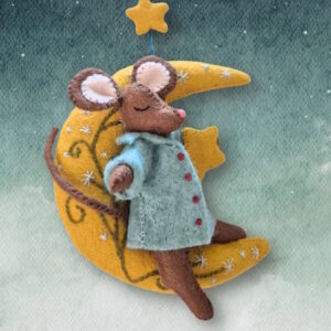 Corinne Lapierre Little Mouse Felt Kit Makes a Wish