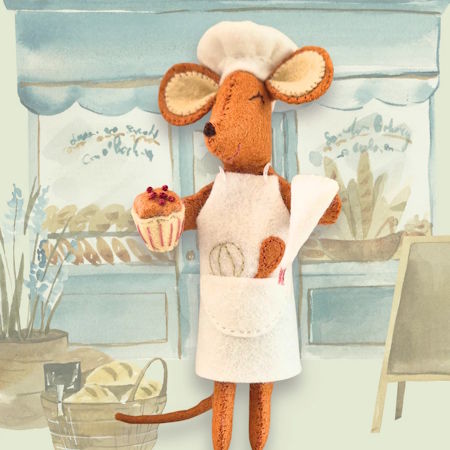 Corinne Lapierre Little Mouse The Baker Felt Kit