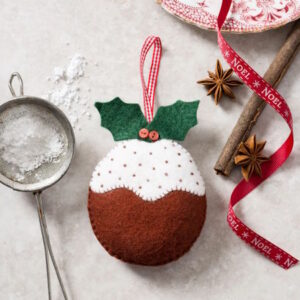 Corinne Lapierre Felt Christmas Pudding Kit
