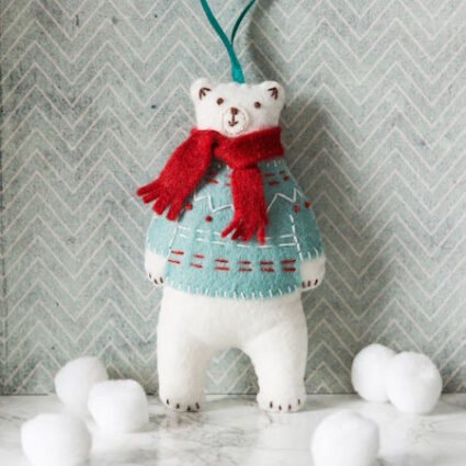 Corinne Lapierre Polar Bear Mini Felt Kit