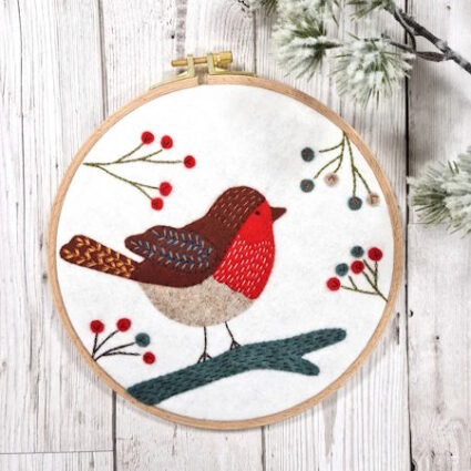 Corinne Lapierre Robin Applique Hoop Craft Kit