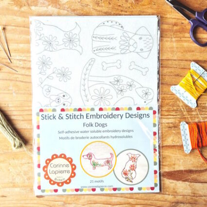 Corinne Lapierre Stick and Stitch Embroidery Dogs