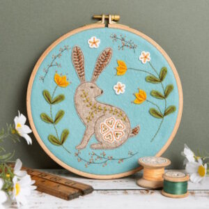 Corinne Lapierre Wild Hare Applique Hoop Kit