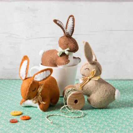 Corinne Lappier Bunnies Felt Craft Kit