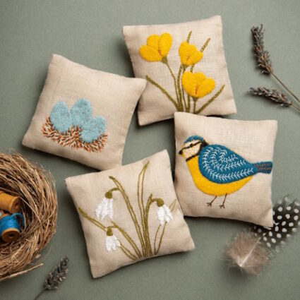 Corinne Lappier Linen Lavender Bags Kit Spring Garden