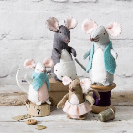 Corinne Lappier Mouse Family Felt Kit