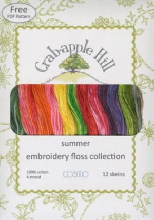 Cosmos 12 Stranded Embroidery Thread Summer by Crabapple Hill