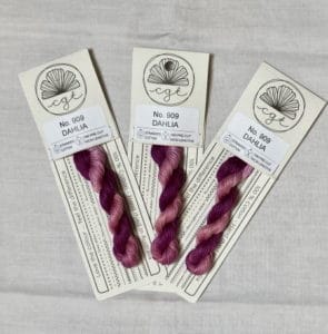 Cottage Garden Variegated Embroidery Floss Dahlia