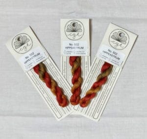 Cottage Garden Embroidery Floss Hippeatrum Variegated 6 stranded thread