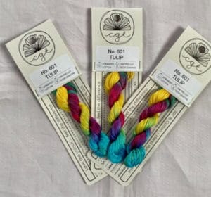 Cottage Garden Embroidery Floss Variegated Tulip