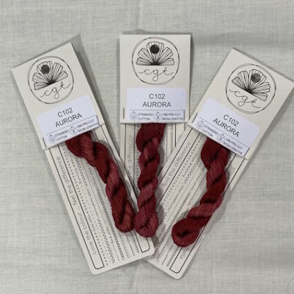 Cottage Garden Threads Aurora 6 stranded Varieagted embroidery Floss