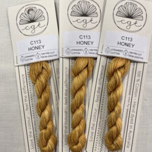 Cottage Garden Threads 6 Stranded Variegated Embroidery Floss Honey