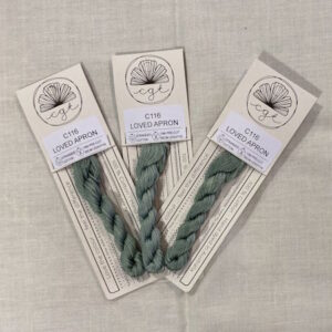Cottage Garden Threads Loved Apron 6 stranded variegated embroidery floss