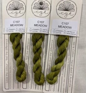 Cottage Garden Threads 6 Stranded Variegated Embroidery Floss Meadow