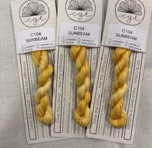 Cottage Garden Threads 6 stranded Variegated embroidery Floss sunbeam