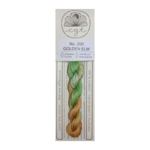 Cottage Garden threads 6 Stranded Variegated Embroidery Floss Golden Elm