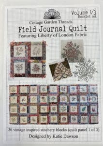 Cottage Garden Threads Field Journal Year 1 Pattern Set by Katie Dawson