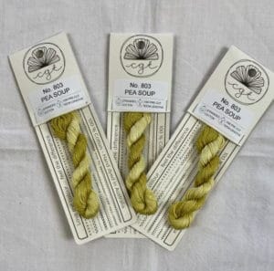 Cottage Garden Threads Pea Soup Variegated Stranded Embroidery Thread
