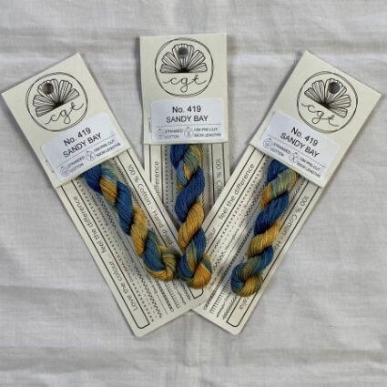 Cottage Garden threads Sandy Bay 6 Stranded Embroidery Floss