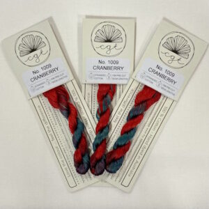 Cottage Garden Threads 6 Stranded Variegated Embroidery Floss Cranberry