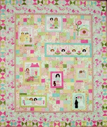 The birdhouse The Gift of Friendship applique quilt Pattern